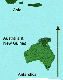 Australia moves north